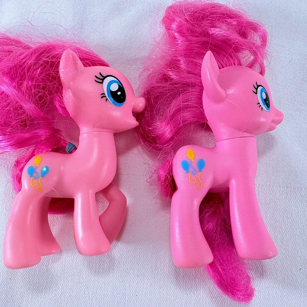 My Little Pony Pinkie Pie Figure Set 2016 3in Pink Balloons Cutie Mark G4 Hasbro